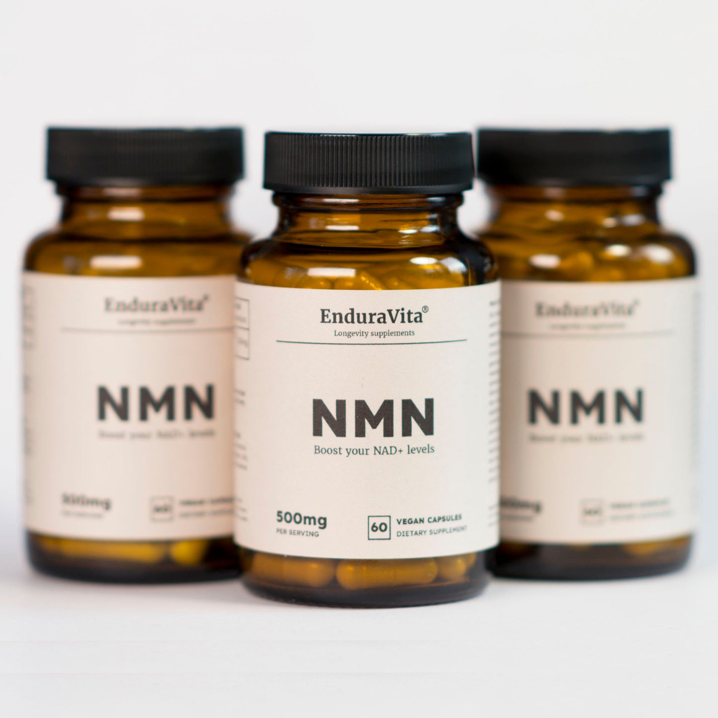 Enduravita NAD+ Booster-kapsler 180 x 250 milligram