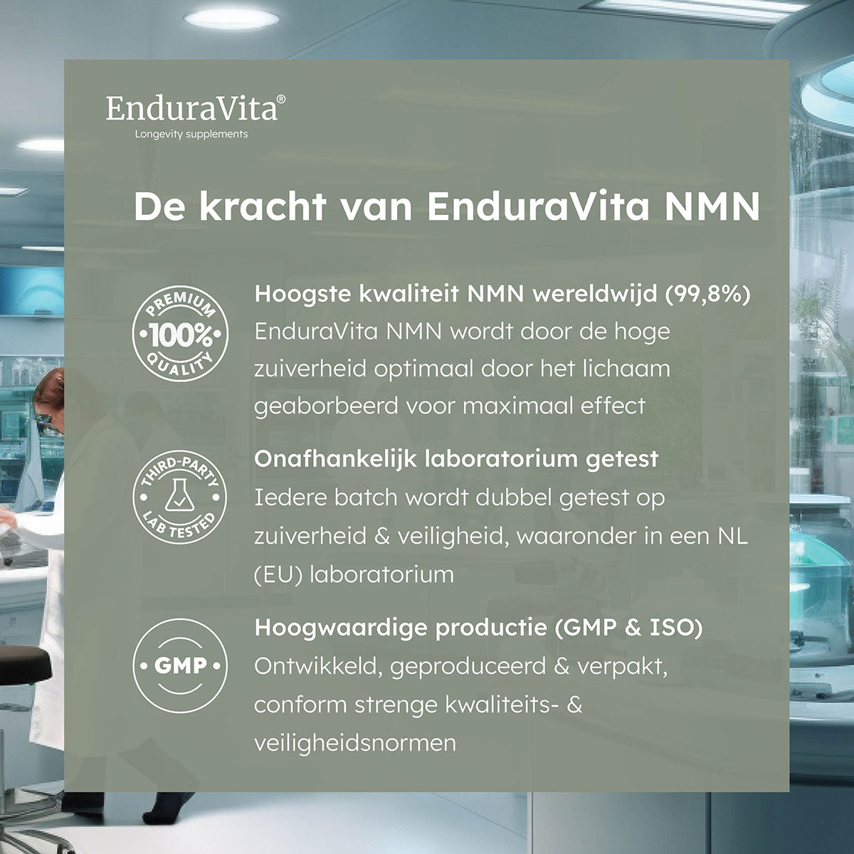 NMN 60x250mg - 99.8% purity
