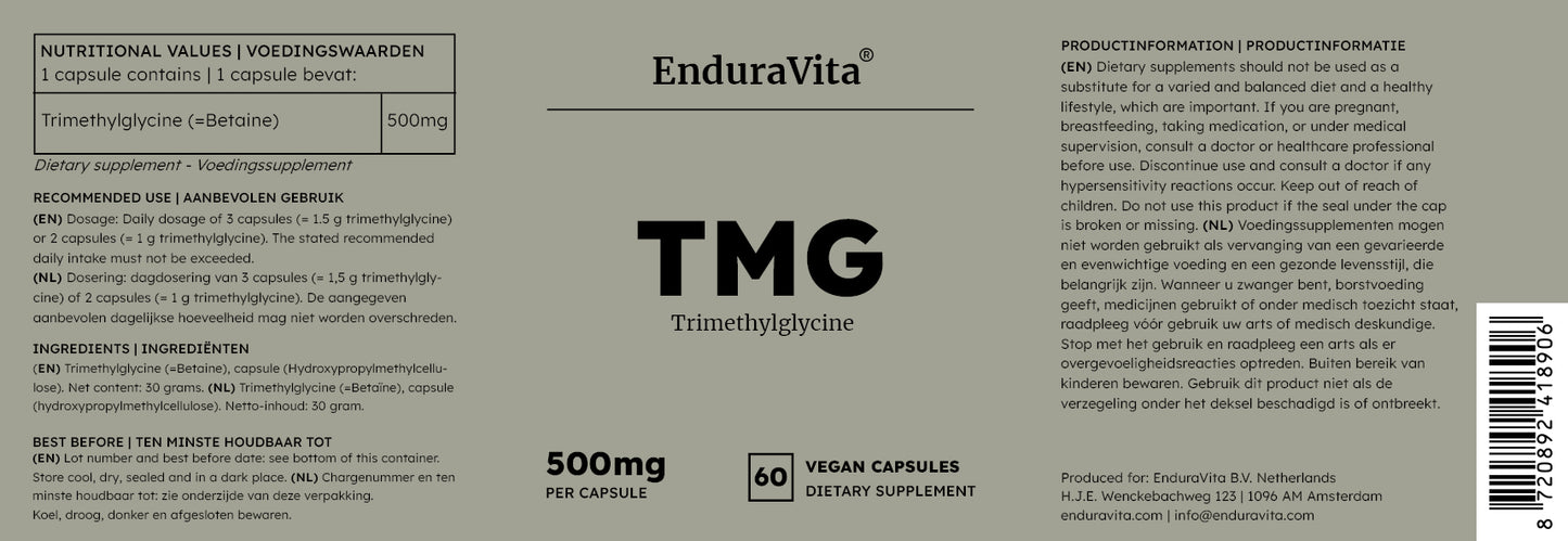 TMG-kapsler 500 mg